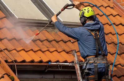 Démoussage et hydrofuge de toiture à Sauveterre